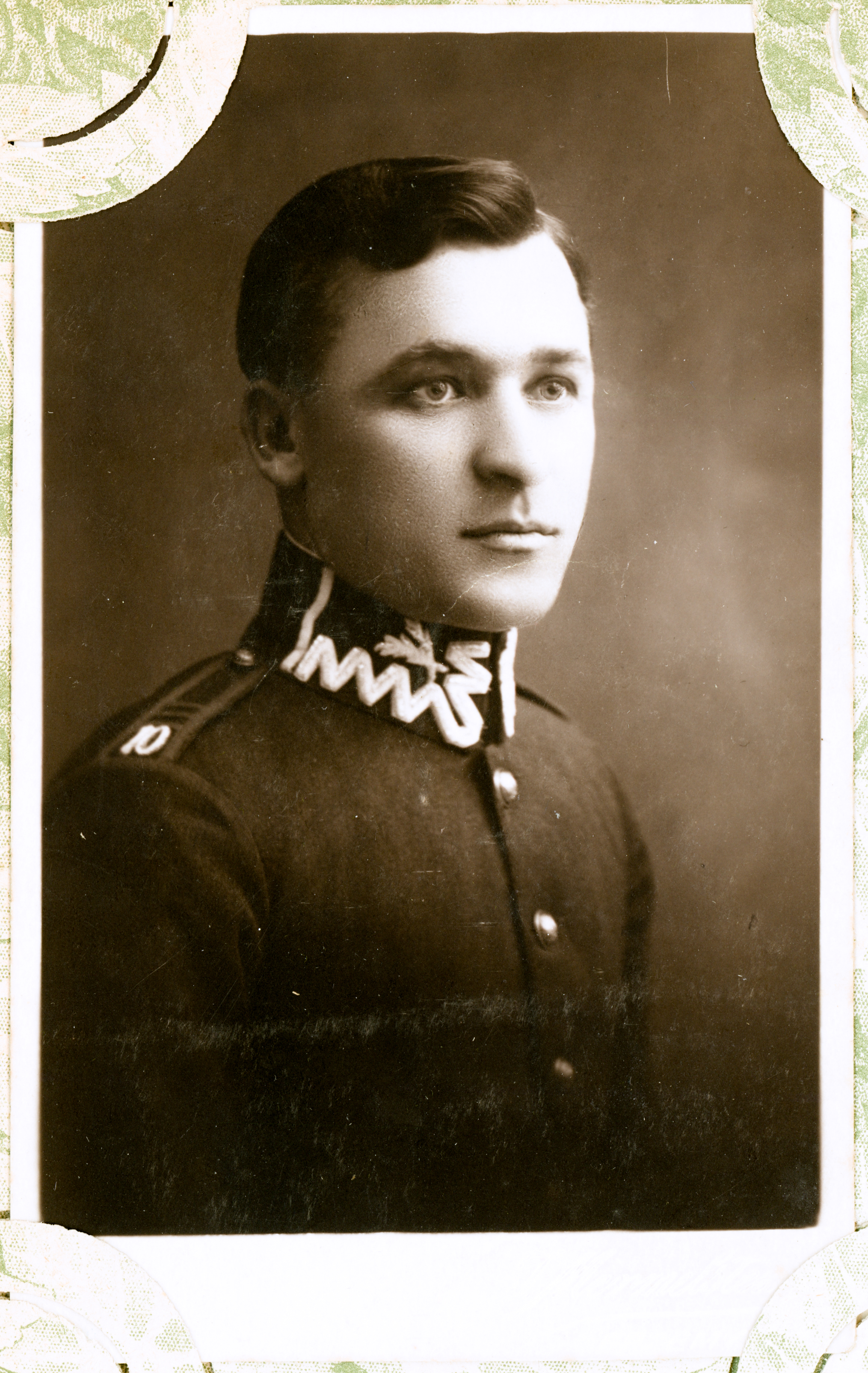 Portrait of a young soldier